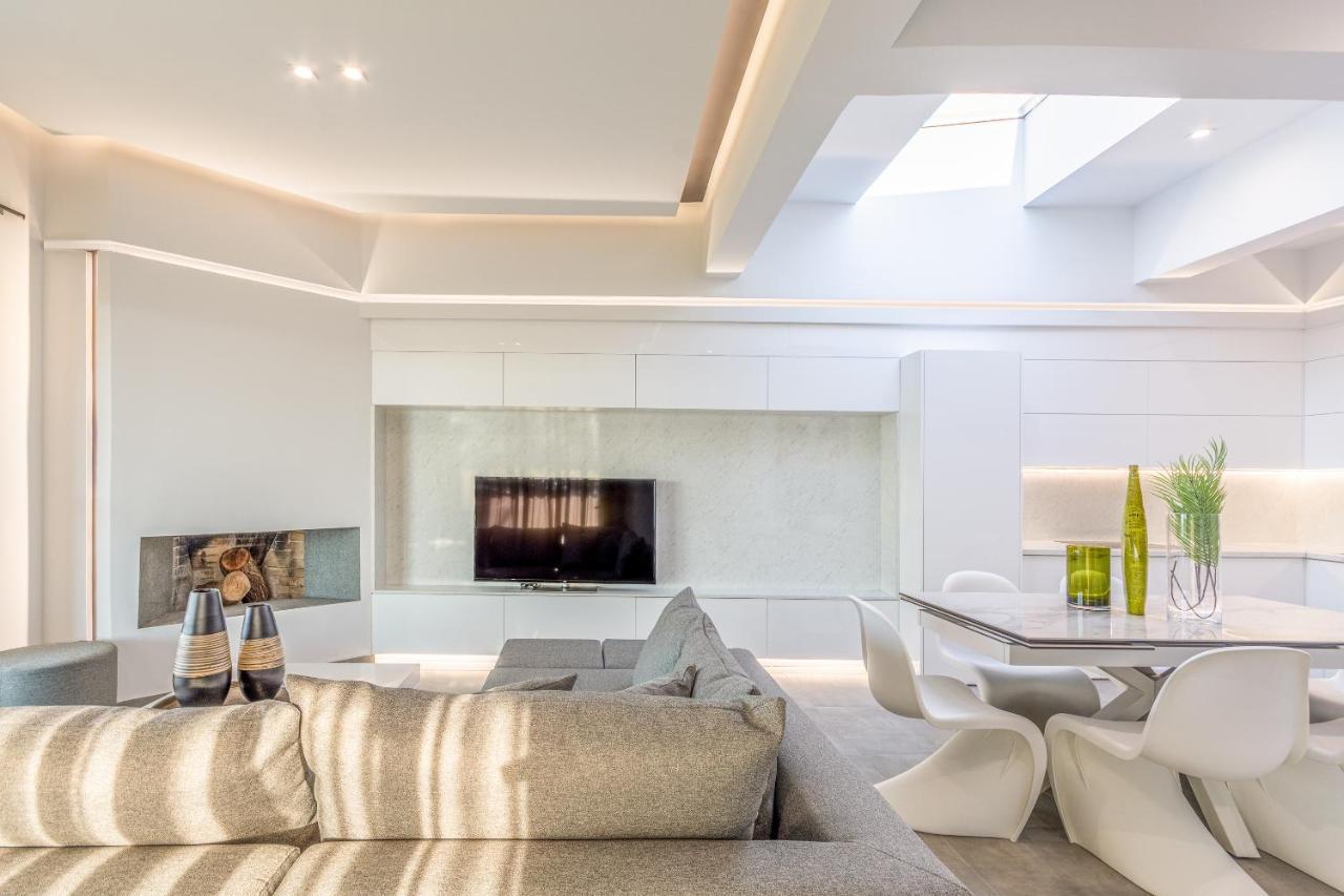 Queen'S Gem Luxury Villa - Heated Jacuzzi & Pool 赫索尼索斯 外观 照片