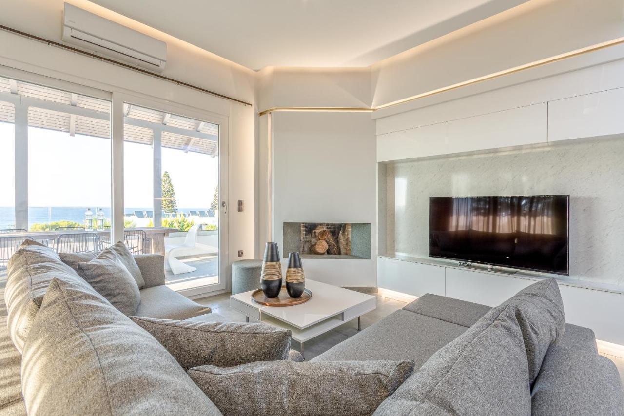 Queen'S Gem Luxury Villa - Heated Jacuzzi & Pool 赫索尼索斯 外观 照片