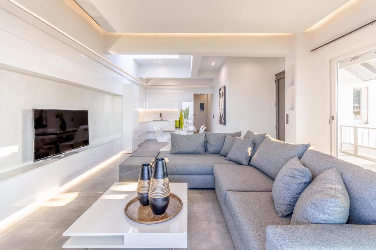 Queen'S Gem Luxury Villa - Heated Jacuzzi & Pool 赫索尼索斯 外观 照片