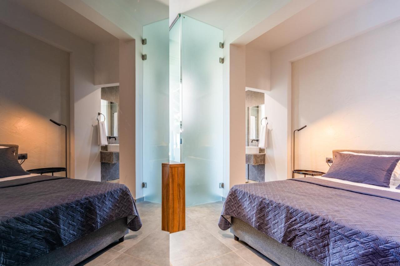 Queen'S Gem Luxury Villa - Heated Jacuzzi & Pool 赫索尼索斯 外观 照片